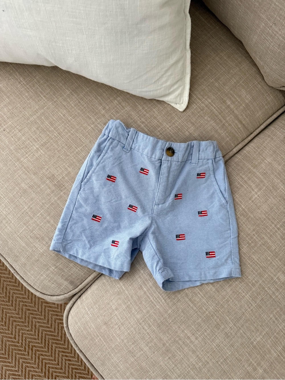 Janie & Jack American Flag Shorts